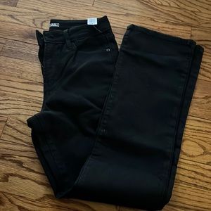 Old navy black kicker boot cut high rise jeans sz6